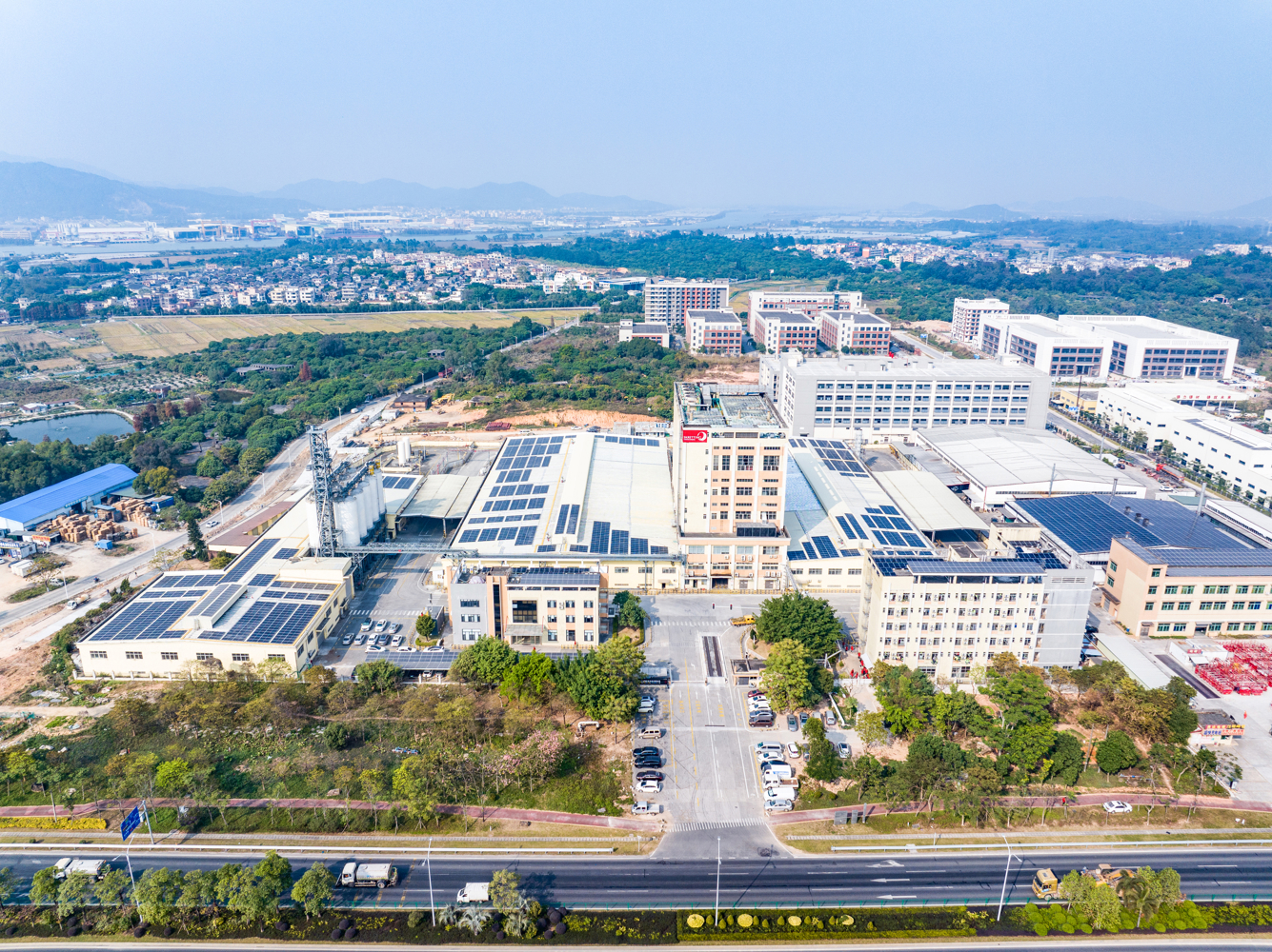 Skretting Zhuhai factory aerial view