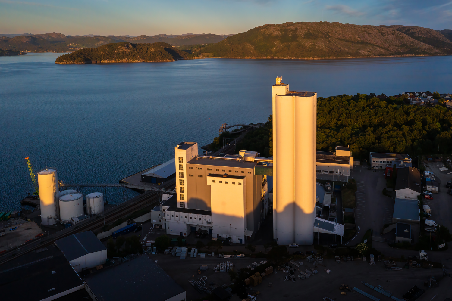 Skretting sin fabrikk i Stavanger