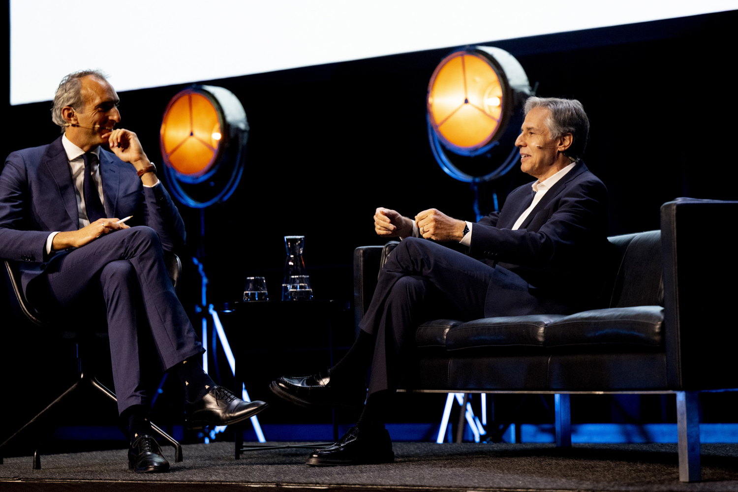 Rem Korteweg and Antonly Blinken at AquaVision 2026