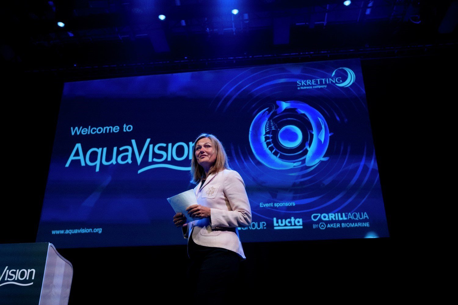 Therese Log Bergjord under  AquaVision 2022