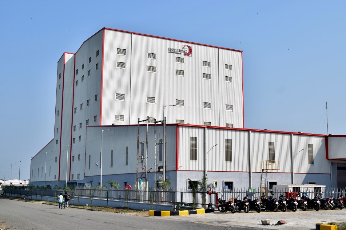 Factory in India front view