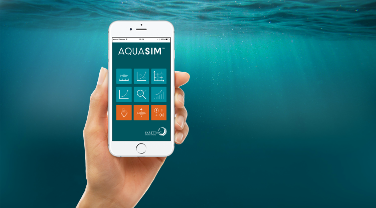 AquaSim app on mobile