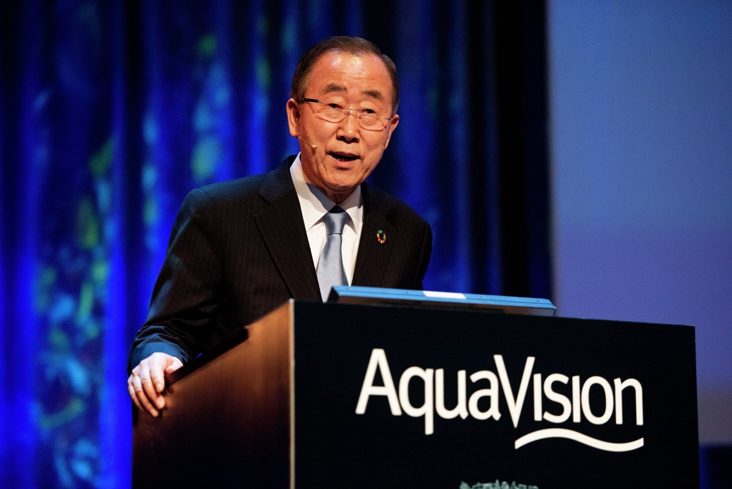 Ban Ki-Moon en AquaVision 2018