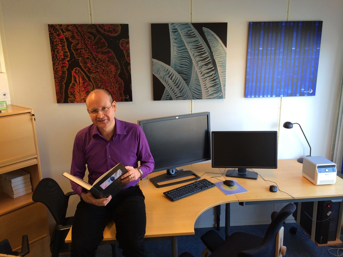 Charles McGurk at Skretting AI office