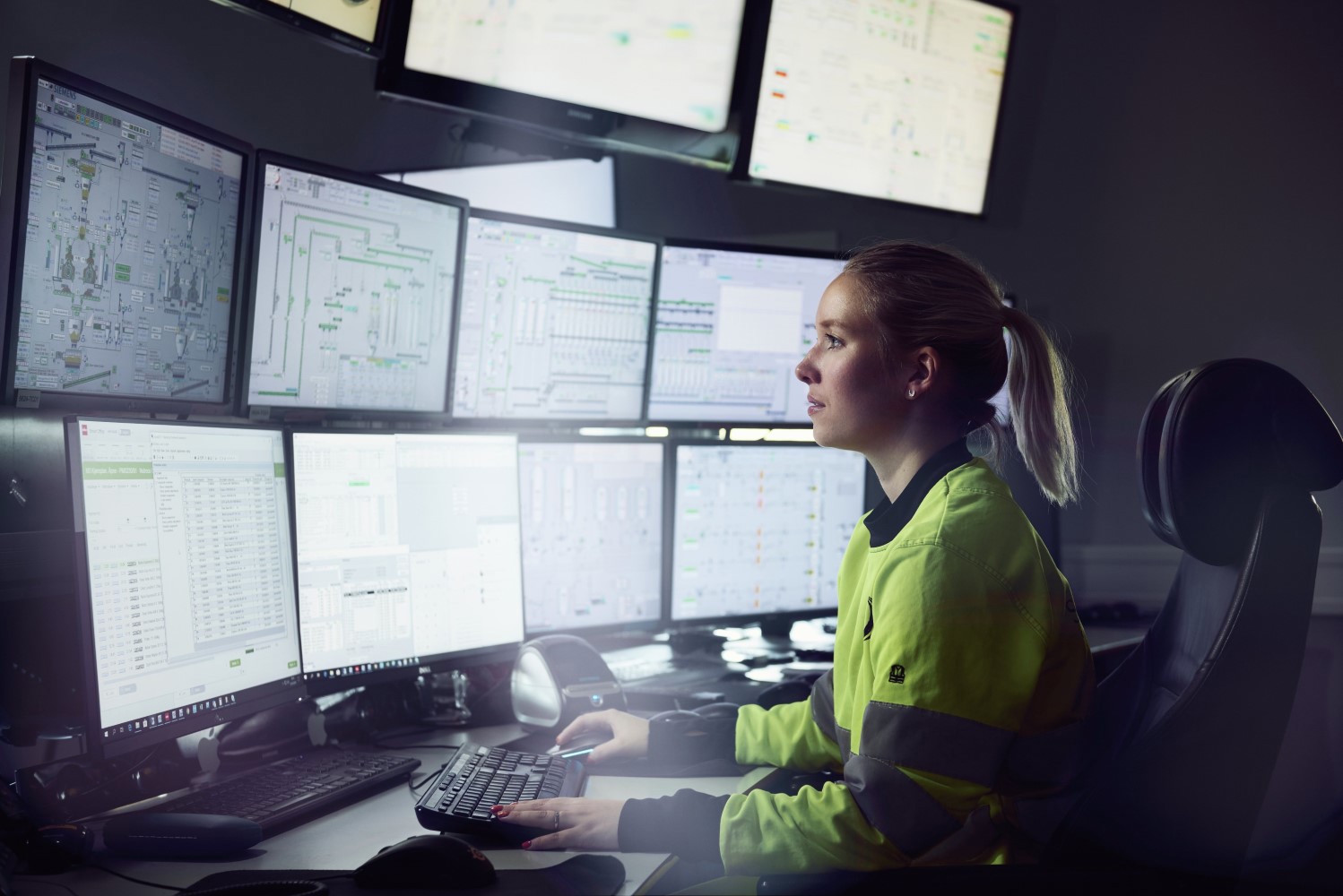 Skretting factory control room