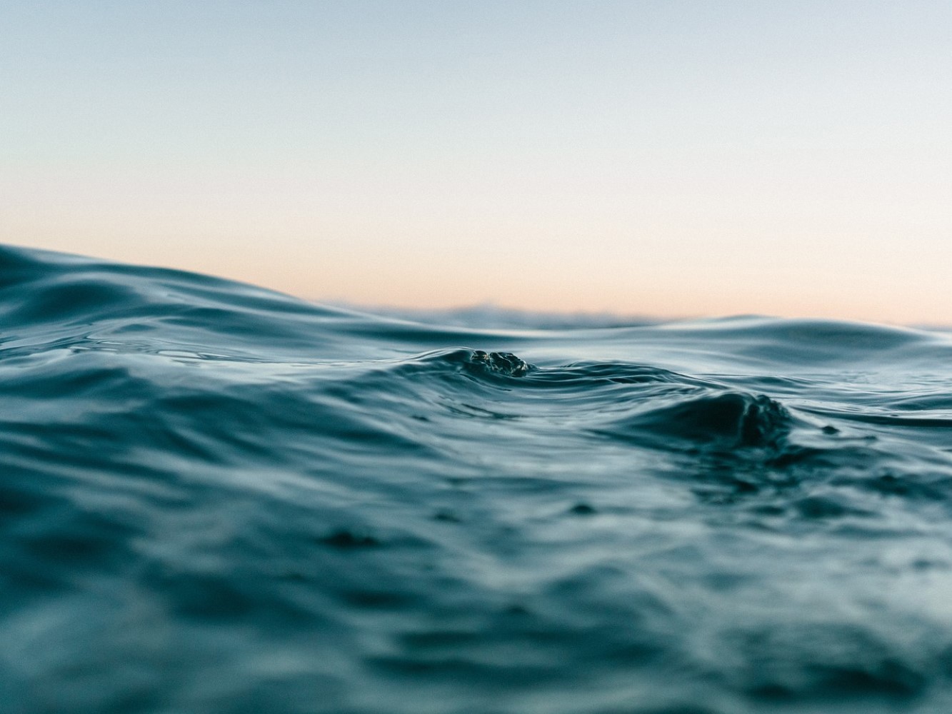 Ocean surface and sky