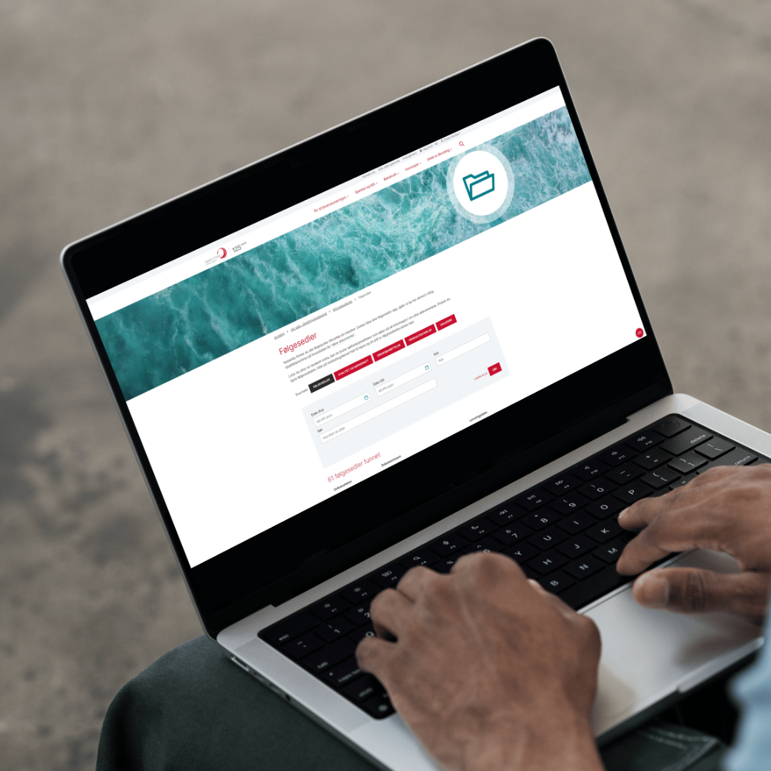 Digital ecosystem screenshot on laptop