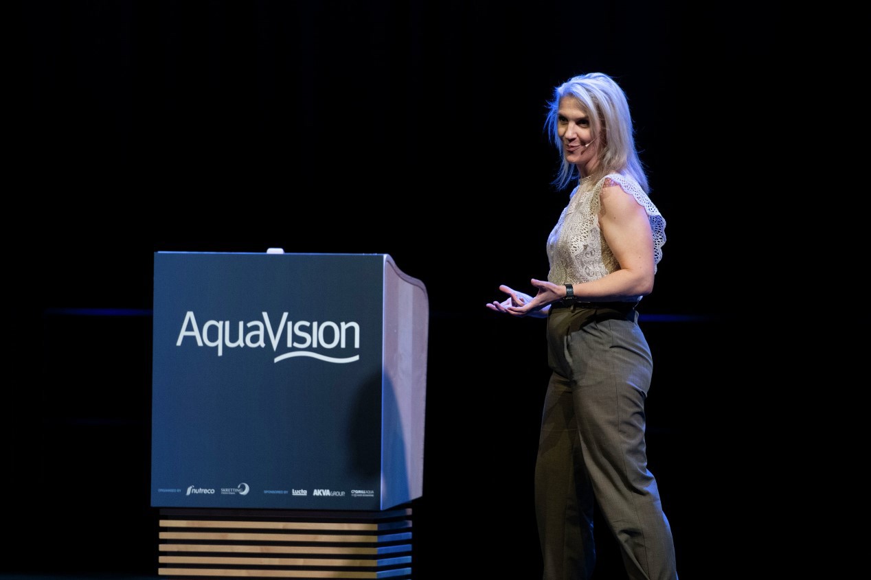 Siri Tømmerås at AquaVision