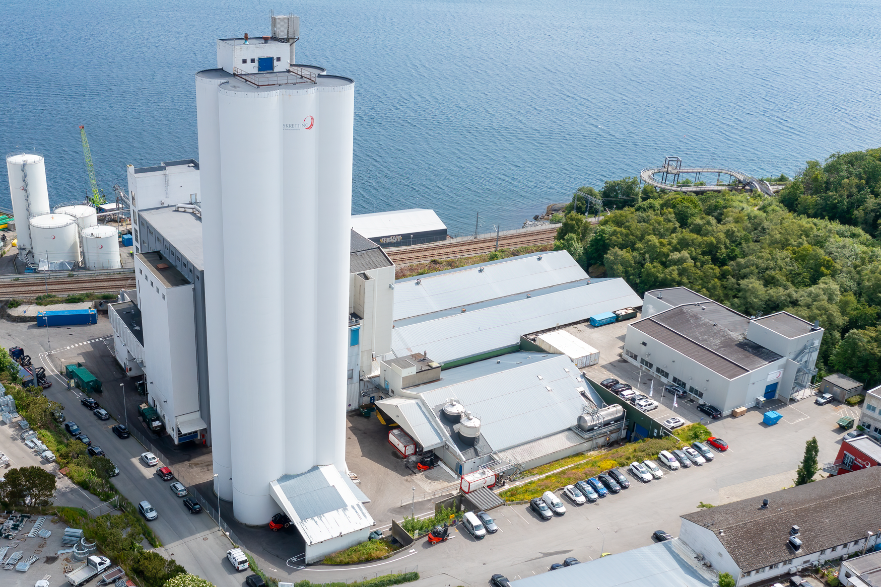 Fiskefôrfabrikk i Stavanger. Foto: Kjell Jørgensen