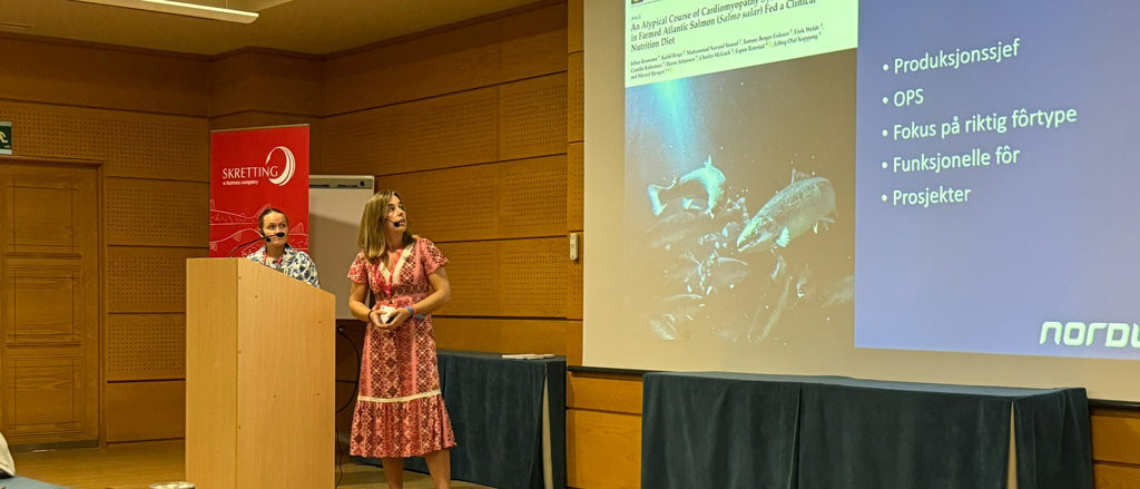 Presentasjon om fiskehelse fra Nordlaks.