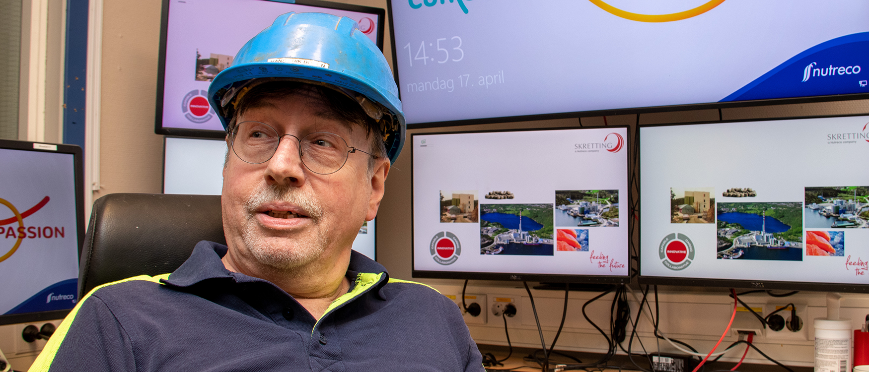 Hans Bogen, operatør på Averøy