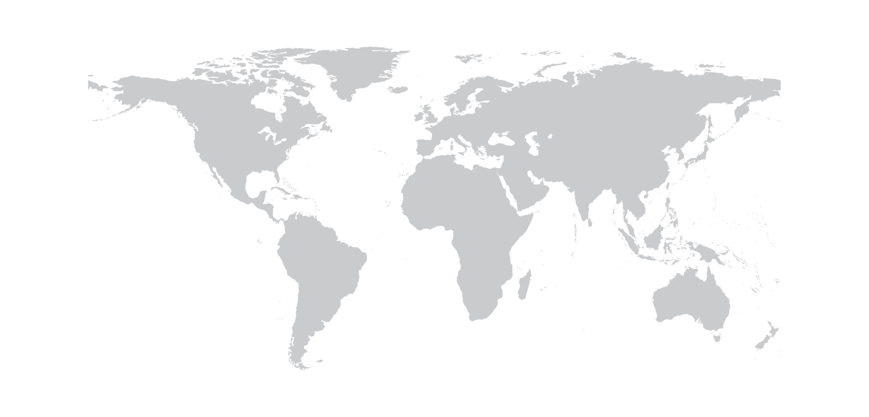 Grey world map